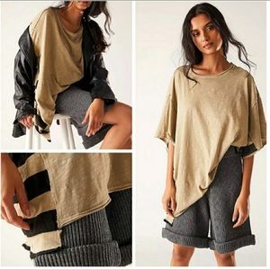 ‼️PRICE DROP‼️ Free People Oversized Genius Tee